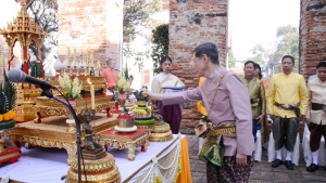 มรท. ร่วมพิธีขอพระบรมราชานุญาตจัดงานแผ่นดินสมเด็จพระนารายณ์มหาราช ประจำปี พ.ศ. 2567