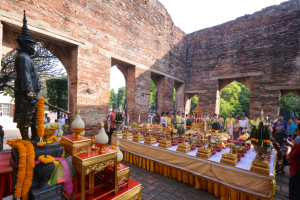 มรท. ร่วมพิธีขอพระบรมราชานุญาตจัดงานแผ่นดินสมเด็จพระนารายณ์มหาราช ประจำปี พ.ศ. 2567