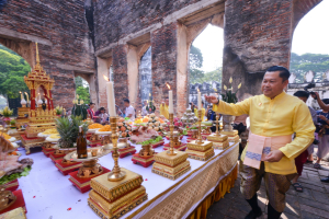 มรท. ร่วมพิธีขอพระบรมราชานุญาตจัดงานแผ่นดินสมเด็จพระนารายณ์มหาราช ประจำปี พ.ศ. 2567