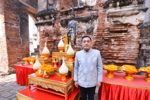 มรท. ร่วมพิธีขอพระบรมราชานุญาตจัดงานแผ่นดินสมเด็จพระนารายณ์มหาราช ประจำปี พ.ศ. 2567