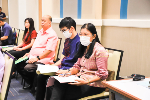 ผู้บริหาร คณาจารย์ นักศึกษา ร่วมการประชุมการขับเคลื่อนนโยบายการบริหารงานเชิงพื้นที่โดยใช้กลไกการบริหารเชิงพื้นที่แบบบูรณาการ
