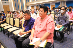 ผู้บริหาร คณาจารย์ นักศึกษา ร่วมการประชุมการขับเคลื่อนนโยบายการบริหารงานเชิงพื้นที่โดยใช้กลไกการบริหารเชิงพื้นที่แบบบูรณาการ