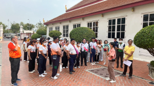 ชุมนุมรักษ์กลอนกานท์ขับขานทำนองเสนาะ จัดโครงการ ทอดน่อง  ล่องเรือ ตามรอยโคลง ตามรอยคำ