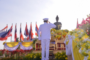 มรท. ร่วมพิธีถวายราชสักการะพ่อขุนรามคำแหงมหาราช