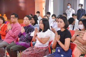 คณะวิทยาการจัดการจัดพิธีทำบุญคณะเนื่องในโอกาสวันขึ้นปีใหม่