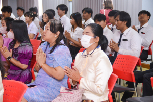 คณะวิทยาการจัดการจัดพิธีทำบุญคณะเนื่องในโอกาสวันขึ้นปีใหม่