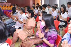 คณะวิทยาการจัดการจัดพิธีทำบุญคณะเนื่องในโอกาสวันขึ้นปีใหม่