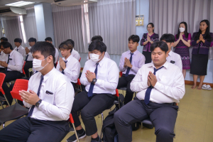 คณะวิทยาการจัดการจัดพิธีทำบุญคณะเนื่องในโอกาสวันขึ้นปีใหม่