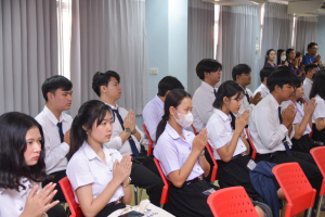 คณะวิทยาการจัดการจัดพิธีทำบุญคณะเนื่องในโอกาสวันขึ้นปีใหม่