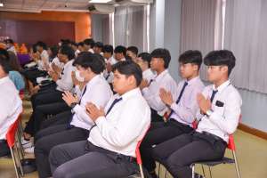 คณะวิทยาการจัดการจัดพิธีทำบุญคณะเนื่องในโอกาสวันขึ้นปีใหม่