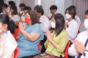 คณะวิทยาการจัดการจัดพิธีทำบุญคณะเนื่องในโอกาสวันขึ้นปีใหม่