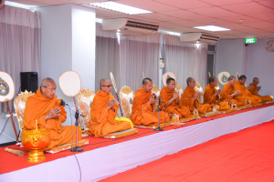 คณะวิทยาการจัดการจัดพิธีทำบุญคณะเนื่องในโอกาสวันขึ้นปีใหม่