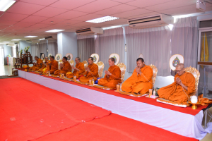 คณะวิทยาการจัดการจัดพิธีทำบุญคณะเนื่องในโอกาสวันขึ้นปีใหม่
