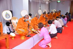 คณะวิทยาการจัดการจัดพิธีทำบุญคณะเนื่องในโอกาสวันขึ้นปีใหม่
