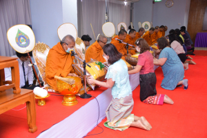 คณะวิทยาการจัดการจัดพิธีทำบุญคณะเนื่องในโอกาสวันขึ้นปีใหม่