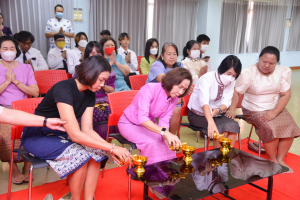 คณะวิทยาการจัดการจัดพิธีทำบุญคณะเนื่องในโอกาสวันขึ้นปีใหม่