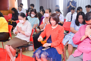 คณะวิทยาการจัดการจัดพิธีทำบุญคณะเนื่องในโอกาสวันขึ้นปีใหม่