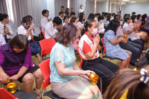 คณะวิทยาการจัดการจัดพิธีทำบุญคณะเนื่องในโอกาสวันขึ้นปีใหม่