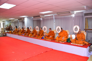 คณะวิทยาการจัดการจัดพิธีทำบุญคณะเนื่องในโอกาสวันขึ้นปีใหม่