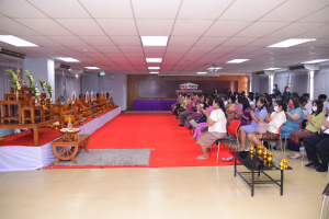 คณะวิทยาการจัดการจัดพิธีทำบุญคณะเนื่องในโอกาสวันขึ้นปีใหม่