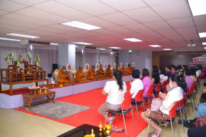 คณะวิทยาการจัดการจัดพิธีทำบุญคณะเนื่องในโอกาสวันขึ้นปีใหม่