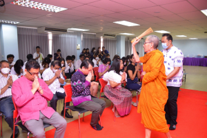 คณะวิทยาการจัดการจัดพิธีทำบุญคณะเนื่องในโอกาสวันขึ้นปีใหม่