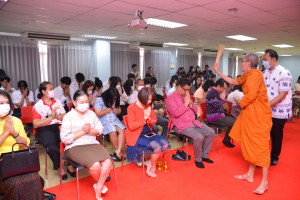 คณะวิทยาการจัดการจัดพิธีทำบุญคณะเนื่องในโอกาสวันขึ้นปีใหม่