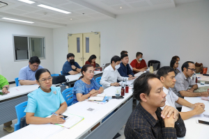 สำนักงานมาตรฐานฯ จัดประชุมเชิงปฏิบัติการการประกันคุณภาพหลักสูตรตามเกณฑ์ AUN-QA (เป็นวันที่ 3)
