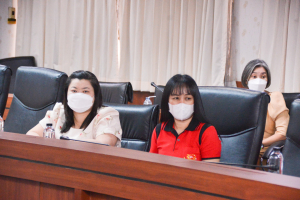 การประชุมโครงการอบรมภาษาอังกฤษสำหรับนักศึกษา
