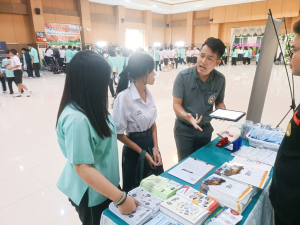 ปชส. พร้อมด้วย คณะเทคโนโลยีอุตสาหกรรม กองพัฒนานักศึกษา และนักศึกษา ลงพื้นที่ออกบูธแนะแนวการศึกษาและอาชีพโรงเรียนแก่งคอย จ.สระบุรี พบว่า ร้อยละ 80 ของนักเรียนชายที่เข้าร่วมการแนะแนวฯ มีความสนใจในหลักสูตรวิทยาศาสตรบัณฑิตและบริหารธุรกิจบัณฑิต และนักเรียนหญิงที่เข้าร่วมการแนะแนวฯ มีความสนใจในหลักสูตรอุตสาหกรรมศาสตรบัณฑิต