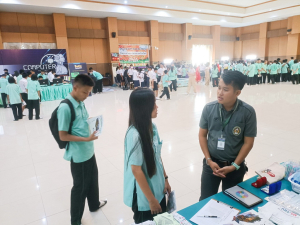 ปชส. พร้อมด้วย คณะเทคโนโลยีอุตสาหกรรม กองพัฒนานักศึกษา และนักศึกษา ลงพื้นที่ออกบูธแนะแนวการศึกษาและอาชีพโรงเรียนแก่งคอย จ.สระบุรี พบว่า ร้อยละ 80 ของนักเรียนชายที่เข้าร่วมการแนะแนวฯ มีความสนใจในหลักสูตรวิทยาศาสตรบัณฑิตและบริหารธุรกิจบัณฑิต และนักเรียนหญิงที่เข้าร่วมการแนะแนวฯ มีความสนใจในหลักสูตรอุตสาหกรรมศาสตรบัณฑิต