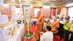 มรท. ร่วมพิธีพุทธามังคลาภิเษกเข็มกลัดที่ระลึก สมเด็จพระนารายณ์มหาราช ประจำปี พ.ศ. 2567