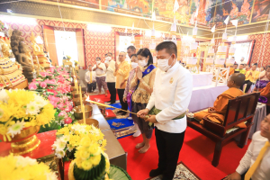 มรท. ร่วมพิธีพุทธามังคลาภิเษกเข็มกลัดที่ระลึก สมเด็จพระนารายณ์มหาราช ประจำปี พ.ศ. 2567