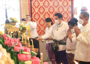 มรท. ร่วมพิธีพุทธามังคลาภิเษกเข็มกลัดที่ระลึก สมเด็จพระนารายณ์มหาราช ประจำปี พ.ศ. 2567