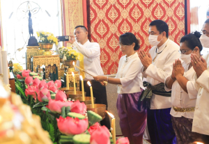 มรท. ร่วมพิธีพุทธามังคลาภิเษกเข็มกลัดที่ระลึก สมเด็จพระนารายณ์มหาราช ประจำปี พ.ศ. 2567