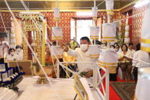 มรท. ร่วมพิธีพุทธามังคลาภิเษกเข็มกลัดที่ระลึก สมเด็จพระนารายณ์มหาราช ประจำปี พ.ศ. 2567