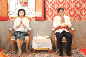 มรท. ร่วมพิธีพุทธามังคลาภิเษกเข็มกลัดที่ระลึก สมเด็จพระนารายณ์มหาราช ประจำปี พ.ศ. 2567