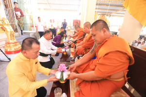 มรท. ร่วมพิธีพุทธามังคลาภิเษกเข็มกลัดที่ระลึก สมเด็จพระนารายณ์มหาราช ประจำปี พ.ศ. 2567
