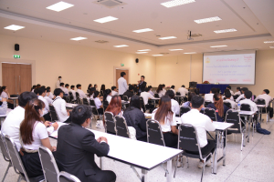 ศาลจังหวัดลพบุรี จัดบรรยายให้ความรู้โครงการไกล่เกลี่ยก่อนฟ้อง ที่พึ่งแรกของประชาชน แก่นักศึกษา