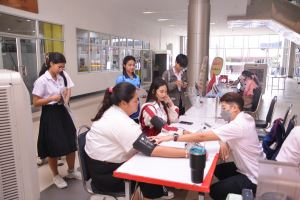 งานพยาบาล กองพัฒนานักศึกษา จัดกิจกรรมบริจาคโลหิต ถวายเป็นพระราชกุศลแด่ รัชกาลที่ 9