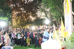 อธิการบดี มรท. นำผู้บริหาร คณาจารย์ และบุคลากร ร่วมพิธีเปิดงานแผ่นดินสมเด็จพระนารายณ์มหาราช ครั้งที่ 36 ประจำปี พ.ศ. 2567