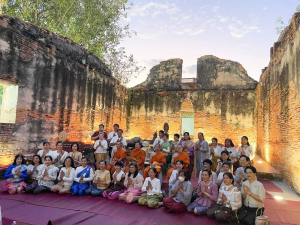 สถาบันวิจัยและพัฒนา ร่วมเป็นเจ้าภาพพิธีสวดมนต์เจริญจิตภาวนา