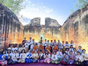 สถาบันวิจัยและพัฒนา ร่วมเป็นเจ้าภาพพิธีสวดมนต์เจริญจิตภาวนา