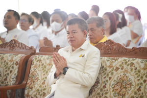 มรภ.เทพสตรี ร่วมพิธีเจริญพระพุทธมนต์เฉลิมพระเกียรติ ถวายพระพรชัยมงคลแด่ พระบาทสมเด็จพระเจ้าอยู่หัว เนื่องในโอกาสมหามงคลเฉลิมพระชนมพรรษา 6 รอบ 28 กรกฎาคม 2567 ครั้งที่ 2