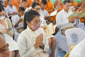 มรภ.เทพสตรี ร่วมพิธีเจริญพระพุทธมนต์เฉลิมพระเกียรติ ถวายพระพรชัยมงคลแด่ พระบาทสมเด็จพระเจ้าอยู่หัว เนื่องในโอกาสมหามงคลเฉลิมพระชนมพรรษา 6 รอบ 28 กรกฎาคม 2567 ครั้งที่ 2