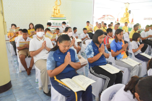 มรภ.เทพสตรี ร่วมพิธีเจริญพระพุทธมนต์เฉลิมพระเกียรติ ถวายพระพรชัยมงคลแด่ พระบาทสมเด็จพระเจ้าอยู่หัว เนื่องในโอกาสมหามงคลเฉลิมพระชนมพรรษา 6 รอบ 28 กรกฎาคม 2567 ครั้งที่ 2