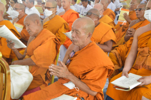 มรภ.เทพสตรี ร่วมพิธีเจริญพระพุทธมนต์เฉลิมพระเกียรติ ถวายพระพรชัยมงคลแด่ พระบาทสมเด็จพระเจ้าอยู่หัว เนื่องในโอกาสมหามงคลเฉลิมพระชนมพรรษา 6 รอบ 28 กรกฎาคม 2567 ครั้งที่ 2