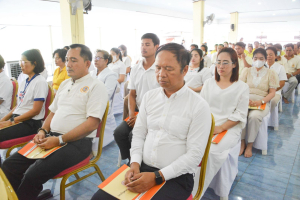 มรภ.เทพสตรี ร่วมพิธีเจริญพระพุทธมนต์เฉลิมพระเกียรติ ถวายพระพรชัยมงคลแด่ พระบาทสมเด็จพระเจ้าอยู่หัว เนื่องในโอกาสมหามงคลเฉลิมพระชนมพรรษา 6 รอบ 28 กรกฎาคม 2567 ครั้งที่ 2