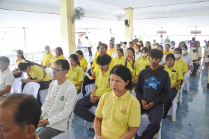 มรภ.เทพสตรี ร่วมพิธีเจริญพระพุทธมนต์เฉลิมพระเกียรติ ถวายพระพรชัยมงคลแด่ พระบาทสมเด็จพระเจ้าอยู่หัว เนื่องในโอกาสมหามงคลเฉลิมพระชนมพรรษา 6 รอบ 28 กรกฎาคม 2567 ครั้งที่ 2
