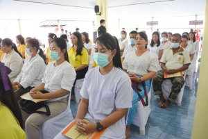 มรภ.เทพสตรี ร่วมพิธีเจริญพระพุทธมนต์เฉลิมพระเกียรติ ถวายพระพรชัยมงคลแด่ พระบาทสมเด็จพระเจ้าอยู่หัว เนื่องในโอกาสมหามงคลเฉลิมพระชนมพรรษา 6 รอบ 28 กรกฎาคม 2567 ครั้งที่ 2